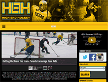 Tablet Screenshot of highendhockey.com